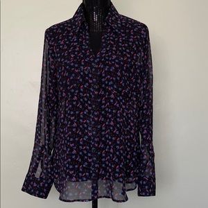 Express long sleeve blouse